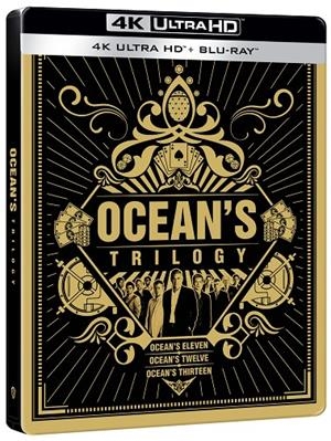 Ocean's Pack 1-3 (+ Blu-Ray) Ed. Steelbook - 4K UHD | 8414533141031 | Steven Soderbergh