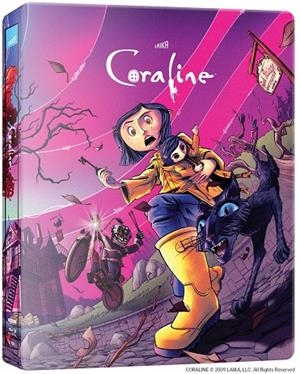 Coraline  (Steelbook 4K + Bluray) - 4K UHD | 5037899090732 | Henry Selick