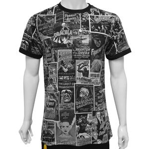 Universal B/N Full Print S - Camiseta | 8429987491121