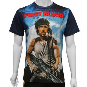 Rambo Full Print S - Camiseta | 8429987491141