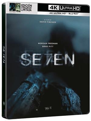 Seven (+ Blu-Ray). Ed. Steelbook - 4K UHD | 8414533143554 | David Fincher